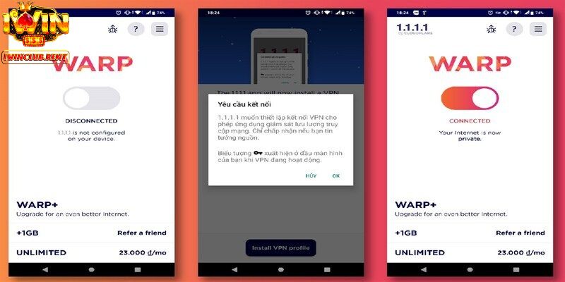 Chơi game mượt mà hơn với ứng dụng 1.1.1.1